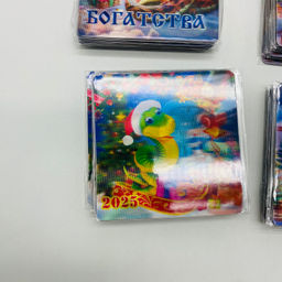 Магнит новогодний с пожеланием 60 шт в уп (арт. M-1) - Ип лебедев о.ю фото 3