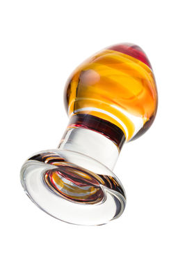 Анальная втулка Sexus Glass, стекло, прозрачная, 9 см, 4 см  фото 4