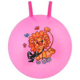 Мяч - прыгун с рожками, d=45 см, МИКС