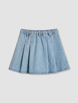 Pileli K?z ?ocuk Jean Etek
