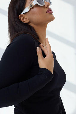 Лонгслив женский Чёрный - Амавес-текстиль фото 8