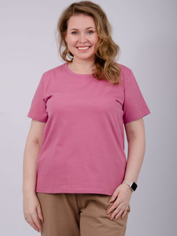 Футболка "Карусель 5" брусника, трикотаж