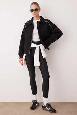 Siyah Orme Sweatshirt TWOAW26SW00147