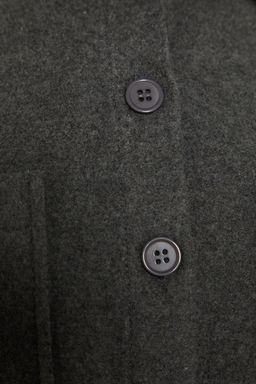 TRENDYOLMILLA Mavi Cift Cepli Oversize/Genis Kal?p Kase Dokuma Gomlek TWOAW23GO00356  фото 6