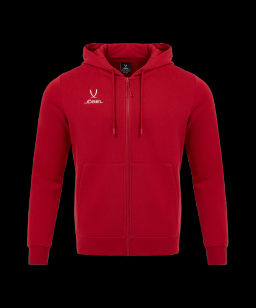 Худи JOGEL ESSENTIAL Fleece Zip Hoodie, темно-красный  фото 2