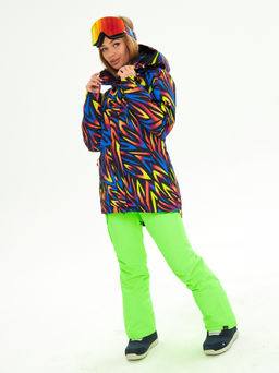 Женская горнолыжная сноубордическая куртка Alpha Endless Ultra Chaleur SNB 423/316_1 Разноцветный  фото 38