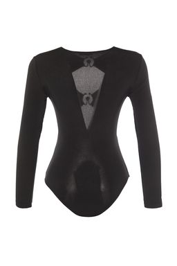 TRENDYOLMILLA Siyah Pencere/Cut Out Detayl? Aksesuarl? C?tc?tl? Body TPRSS22BD0014 фото 7