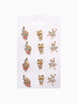 Цена за 12 шт. Значок Ассорти доброе утро, форма МИКС, МИКС