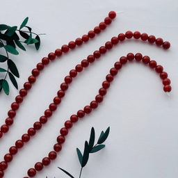 Бусины для украшений из Сердолика (38 бусин)