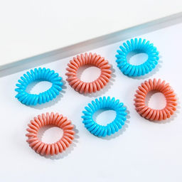 Резинки пружинки для волос «Кусь», 6 шт. МИКС