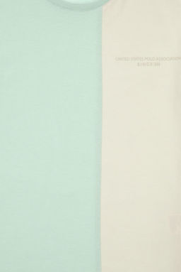 Erkek _ocuk Mint Oversize Bisikelt Yaka Ti__rt Sepette S_rpriz _ndirim - U.s. polo assn фото 3