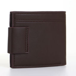 Портмоне мужское на магните, коричневое