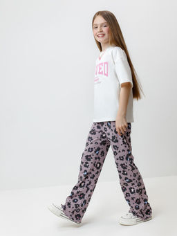 КР 400869/сиреневый 3304 Н091 к621 брюки для дев