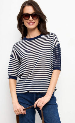 Джемпер жен. к/р F-89278 navy-milk - Fine joyce фото 8