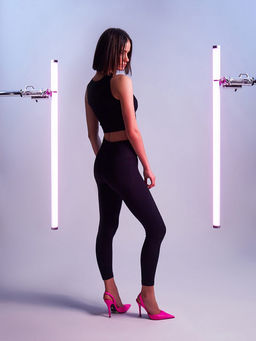 Черный кроп-топ - Incity фото 3