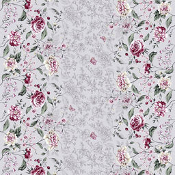 "Вивьен" Шторы для кухни, 2шт 148х160см, на шторной ленте, хлопок "Комфорт" 171г/м2, "Домашняя мода" (Россия)