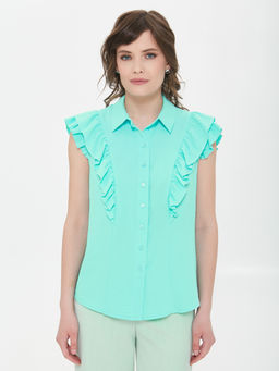 Блузка с оборками