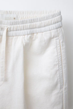 STRAIGHT-LEG LINEN TROUSERS - Zara фото 4