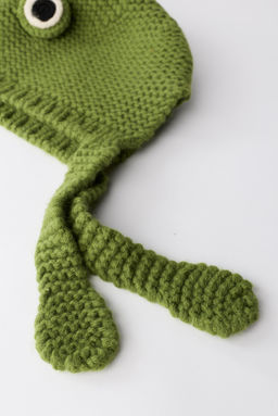 100% WOOL FROG BEANIE LIMITED EDITION - Zara фото 13