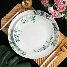 Тарелка десертная Эвкалипт стеклокерамика 19 см LHP-75 (448965) /DANIKS/  фото 4