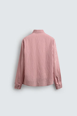 STRIPED FLOWING SHIRT - Zara фото 8