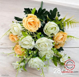 Букет искусственных цветов, 10 шт