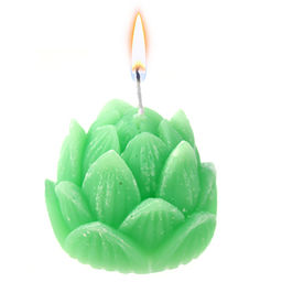 Свеча "Лотос" д6см, h5см, цвета микс (Россия)