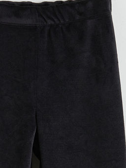 Beli Lastikli Kadife K?z ?ocuk Tayt