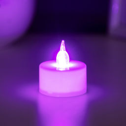 Цена за 4 шт. Светодиодная свеча, ночник LED RISALUX «Малая», RGB, h=4 см