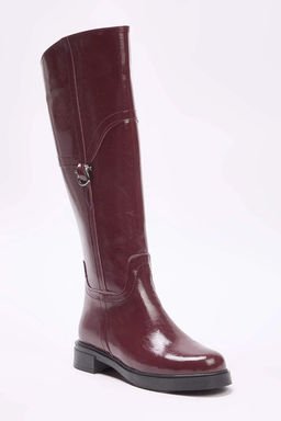 Siyah Tokal? Fermuarl? Yuvarlak Burun Kad?n Duz Topuklu Binici Cizme
TAKAW26CZ00009 - Trendyolmilla фото 7