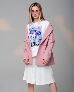 Футболка с шёлковой вставкой FSK089 - Sahar art lab фото 6