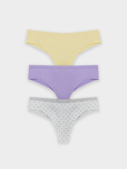 Цена за 2 штуки! Трусы бразилиана женские, 3 шт - Mark formelle фото 8