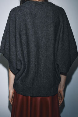 WIDE SLEEVE KNIT SWEATER - Zara фото 3