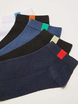 D?z Erkek Patik ?orap 5li