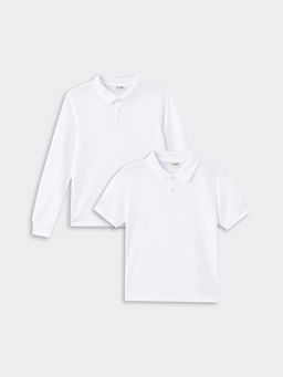 Polo Yaka Basic Erkek ?ocuk Ti??rt 2li