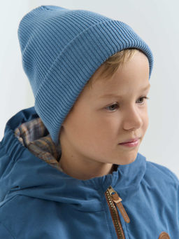 Шапка хлопковая двухслойная Джинс - Bungly фото 6