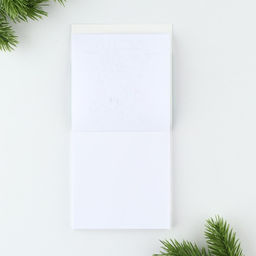 Подарочный набор новогодний, блокнот-раскраска и восковые мелки С новым годом