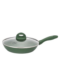 Сковорода с крышкой 26х5,5 см (2,4 л) с АПП, цвет: оливковый/золотой, арт. 5050-OLV/GD-26.