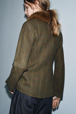 WOOL BLEND BLAZER ZW COLLECTION - Zara фото 5