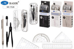 Готовальня Basir 7 предметов (MC-7528) в пласт. футляре