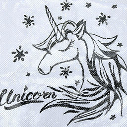 Наволочка декоративная 39х39см "Единорог2" рисунок/серебро, 1 сторона - пайетки-антистресс, 1 сторона - плюш, на молнии (Китай)