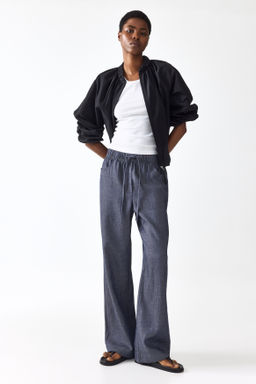 Pantal?n recto con cord?n de ajuste - H&m фото 3