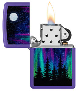 Зажигалка ZIPPO Ночь в лесу | Night In The Forest 48565  фото 3