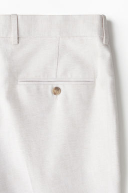 Pantal?n sastre en mezcla de lino Regular Fit - H&m фото 5