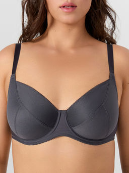 Бюстгальтер макси женский серый