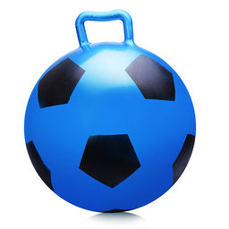 Мяч с ручкой 45 см "Футбол" в пакете