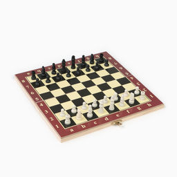 Настольная игра 3 в 1, набор: шахматы, шашки, нарды, 25×25 см