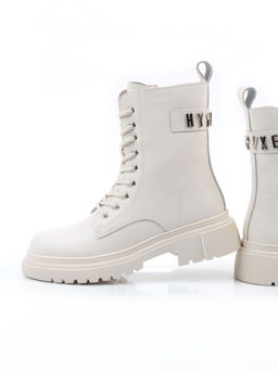 04-PAT159-2Z MILK Ботинки зимние женские (натуральная кожа, 100% шерсть)