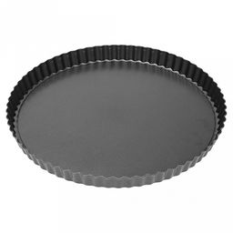 Форма для выпечки с антипригарным покрытием д32см h2,7см "Ромашка", волнистый борт, съемное дно (Китай)