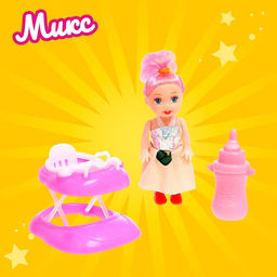 Кукла малышка Ева с аксессуарами, МИКС - Simaland фото 38